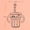 Baby Silicone Sippy Cups BPA-Free Portable Leakproof Learning Drink Cup Feeding Cup For Children