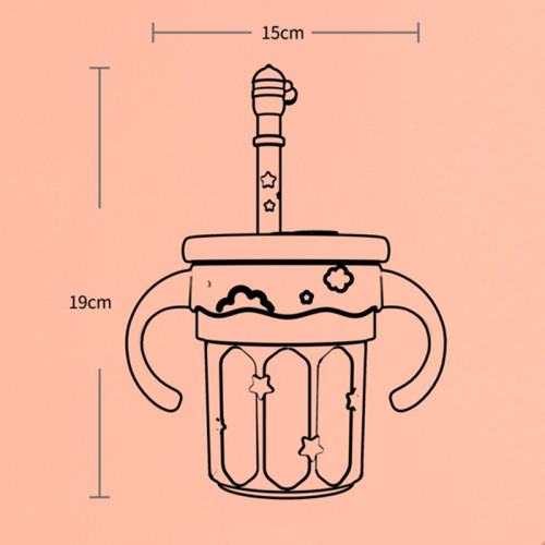 Baby Silicone Sippy Cups BPA-Free Portable Leakproof Learning Drink Cup Feeding Cup For Children