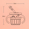 Baby Silicone Sippy Cups BPA-Free Portable Leakproof Learning Drink Cup Feeding Cup For Children