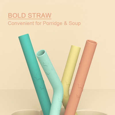 Baby Silicone Sippy Cups BPA-Free Portable Leakproof Learning Drink Cup Feeding Cup For Children