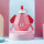 Children Cartoon Portable Leak Proof Reuseable BPA Free Silicone Foldable Water Bottles for Travel