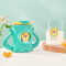 Custom Cartoon Handles Insulated Reusable Kids Toddler Sippy Training Cups Silicone Sleeves