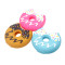 Reuseable BPA Free Cartoon Donuts Silicone Travel Water Bottle Silicone Sleeves for Kids Toddler