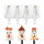 4 Cavity Cute Ghost Shaped Popsicle Mold DIY Self-made Silicone Mold for Popsicle Food Grade Reusable Ice Cream Mold