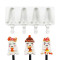 4 Cavity Cute Ghost Shaped Popsicle Mold DIY Self-made Silicone Mold for Popsicle Food Grade Reusable Ice Cream Mold
