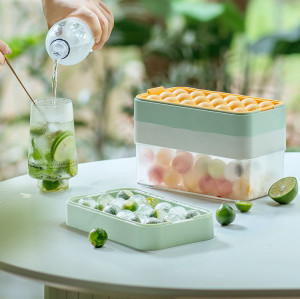 Silicone ice tray mold ice tray household refrigerator ice box ice ball mold food grade silicone frozen ice cube artifact