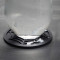 Black Modern Custom Silicone Coasters Drink Coasters Heat Resistant Non-Slip Cup Mat