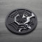 Black Modern Custom Silicone Coasters Drink Coasters Heat Resistant Non-Slip Cup Mat