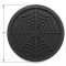 Black Modern Custom Silicone Coasters Drink Coasters Heat Resistant Non-Slip Cup Mat