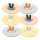 Custom Cartoon Rabbit Wholesale Anti-dust Airtight Seal Mug Cover Silicone Drink Cup Lids