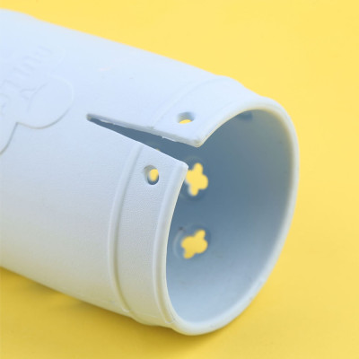 Wholesale Custom Cartoon Water Jug Sleeve Carrier Holder Water Bottle Protective Silicone Sleeve for Kid