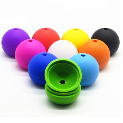 Whiskey Ice Sphere Maker Reusable BPA Free Round Silicone Ice Cube Molds Ice Tray for Cocktail