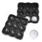 Easy Release Silicone Sphere Ball Mold BPA Free Reusable Whiskey Ice Cube Tray for Freezer
