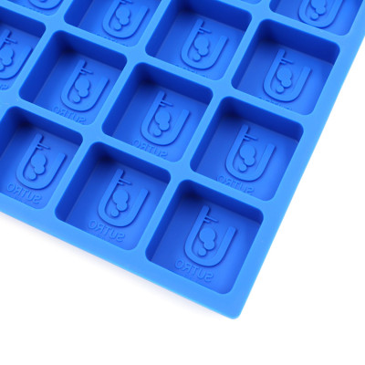 Custom logo Durable Flexible BPA Free Ice Cubes Molds Silicone Ice Trays for Whiskey