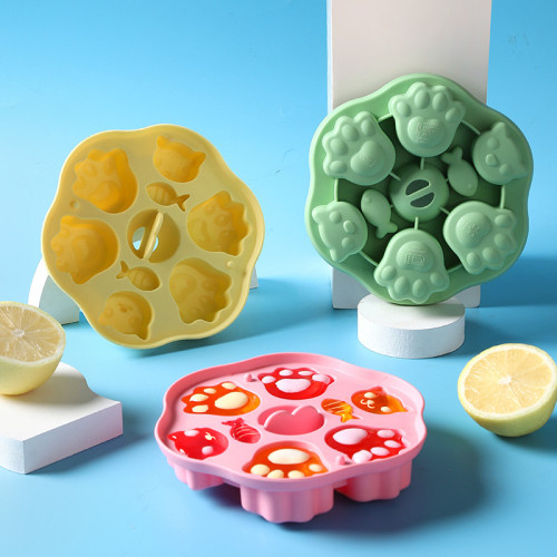 Silicone Baby Food Freezer Tray Custom Wholesale Mini Cake Chocolate Candy jelly drops Fondant Mold