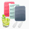 4-Hole Food Grade Cola-Bottle Shape Silicone Ice Cube Mold Easy Release Ice Cube Tray with Lid for Chilled Drinks Ice Cream