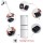 Custom 4 Cavity 3D Skull Shaped Silicone Ice Cube Mold Easy Release Ice Tray Mold With Lid for Cocktail Whiskey and Juices