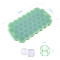 37 Cavities Honeycomb Shape Silicone Ice Cube Mold Easy to Release Silicone Ice Tray Flexible DIY Mold With Lid