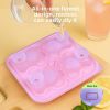 New Design 4 Cavity 3D Koala Ice Grid Mold Food Grade Easy Release Silicone Ice Cube Mold Customized Mold Factory Supply