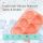 Custom 3D Rose Diamond Heart-shaped Sphere Ice Cube Mold Food Grade Silicone Ice Tray With Funnel-shaped Lid