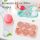 Custom 3D Rose Diamond Heart-shaped Sphere Ice Cube Mold Food Grade Silicone Ice Tray With Funnel-shaped Lid