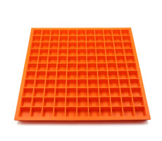 Custom 100 Cavity Mini Square Candy Chocolate Mold DIY Silicone Ice Cube Mold Food Grade Ice Cube Tray