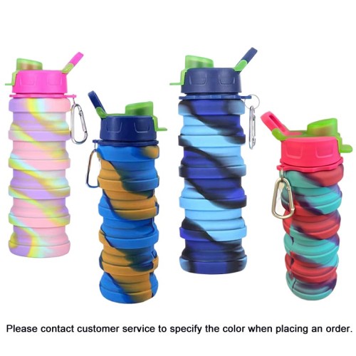 Wholesale Customized Different Style Portable Silicone Folding Water Cup Outdoor Sports Water Cup