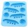 Factory Custom 2-in-1 3D Titanic Boat Iceberg Shape Silicone Ice Cube Tray Reusable Ice Cube Mold DIY Ice Making Tools