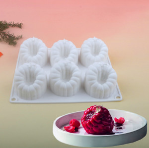 Factory Custom Multiple Styles Raspberry Strawberry Fruit Shape Silicone Cake Mold Food Grade Dessert Mold