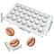 Customized Food Grade Coffee Bean Shape Mousse Silicone Mold Non-stick Baking Cake Mold DIY Dessert Mold