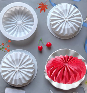 Silicone Flower Shaped Chocolate Fondant Jelly Pudding Mold Baking Pastry Biscuit Mold Pancake Cake Dessert Mold