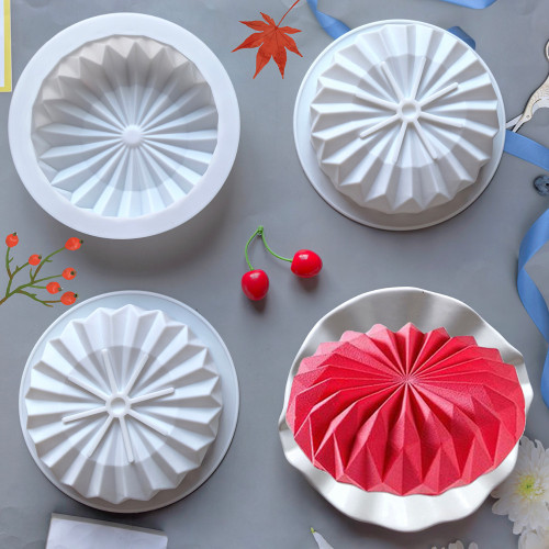 Silicone Flower Shaped Chocolate Fondant Jelly Pudding Mold Baking Pastry Biscuit Mold Pancake Cake Dessert Mold