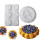 New 6 Cavity Flower Shaped Egg Tart Basin Silicone Mousse Mold Non-stick Cake Mold Baking Tools
