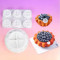 New 6 Cavity Flower Shaped Egg Tart Basin Silicone Mousse Mold Non-stick Cake Mold Baking Tools