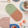 15 * 15cm Rainbow Shape Silicone Cup Coaster High Temperature Resistant Silicone Mat for Dining Table Home Casserole Pot Mat