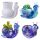 Wholesale Customized 3D Snail Flower Pot Design Resin Silicone Molds DIY Crystal Drop Rubber Animal Ornament Gypsum Mold