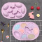Customized Easter Silicone Mold for Rabbit Egg Shaped Chocolate Cake Candy Candle Soap Holiday Decoration Mold