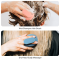 Factory Customized Handle Comfortable Super Soft Hair Silicone Scalp Massager Shampoo Brush