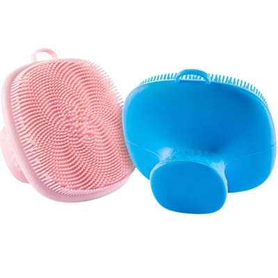 Amazon Hot Selling Silicone Face Washing Brush Portable Facial Pore Cleansing Face Washing Brush Square Cleansing Brush