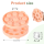 9 Cavity 3D Large Rose Round Silicone Ice Cube Trays with Lids Eco-Friendly Ice Mold for Homemade Beverages