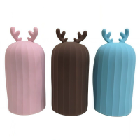 500ml Deer Antler Shape Silicone Hot Water Bag Portable Dual Use of Hot and Cold Hot Water Bottle with Cover