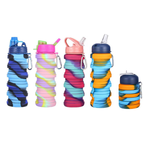 Wholesale Customized Different Style Portable Silicone Folding Water Cup Outdoor Sports Water Cup