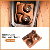 Cup Holder Mat & Storage Box for Mercedes-Benz C260L, GLC300L, E300L, Car Interior Decor Accessories