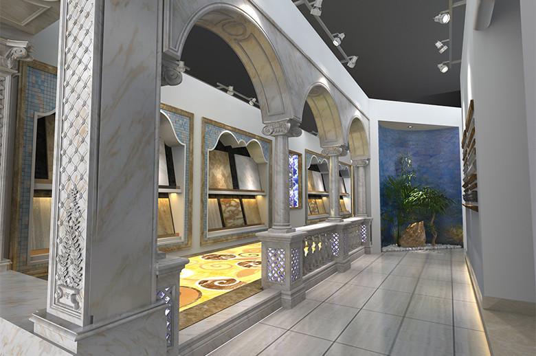 Riyadh Showroom lobby design