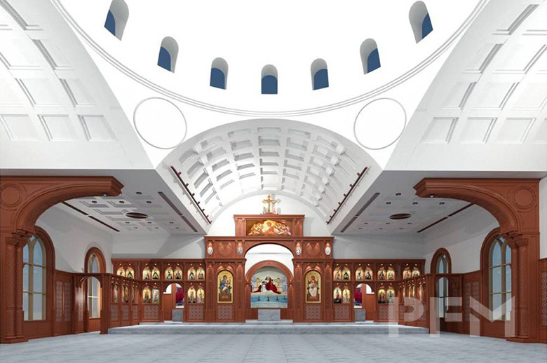 Coptic Orthodox Church 3D design