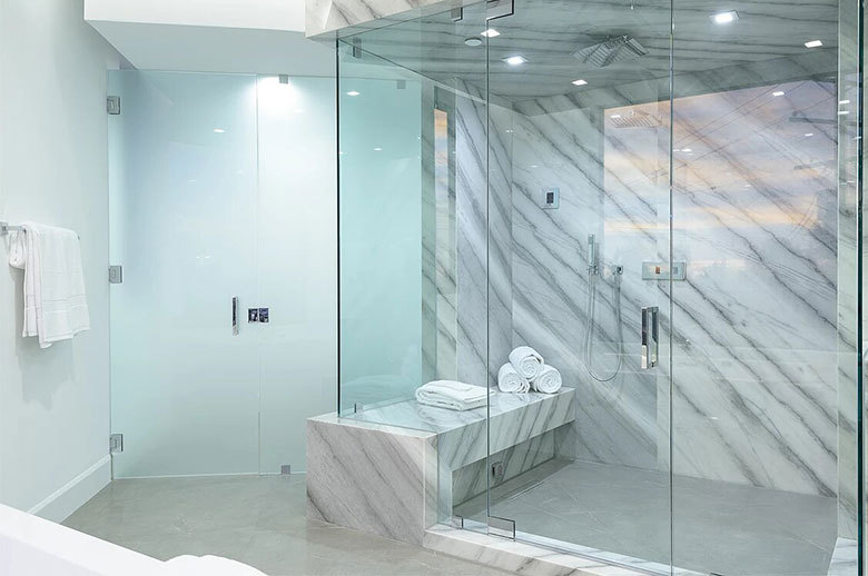 Kagawa Modern Residence bathroom design