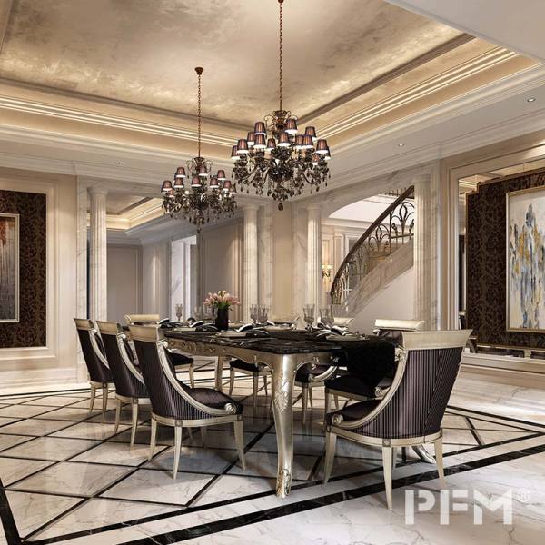 New Classic Luxury Villa Design for lobby living room dinning