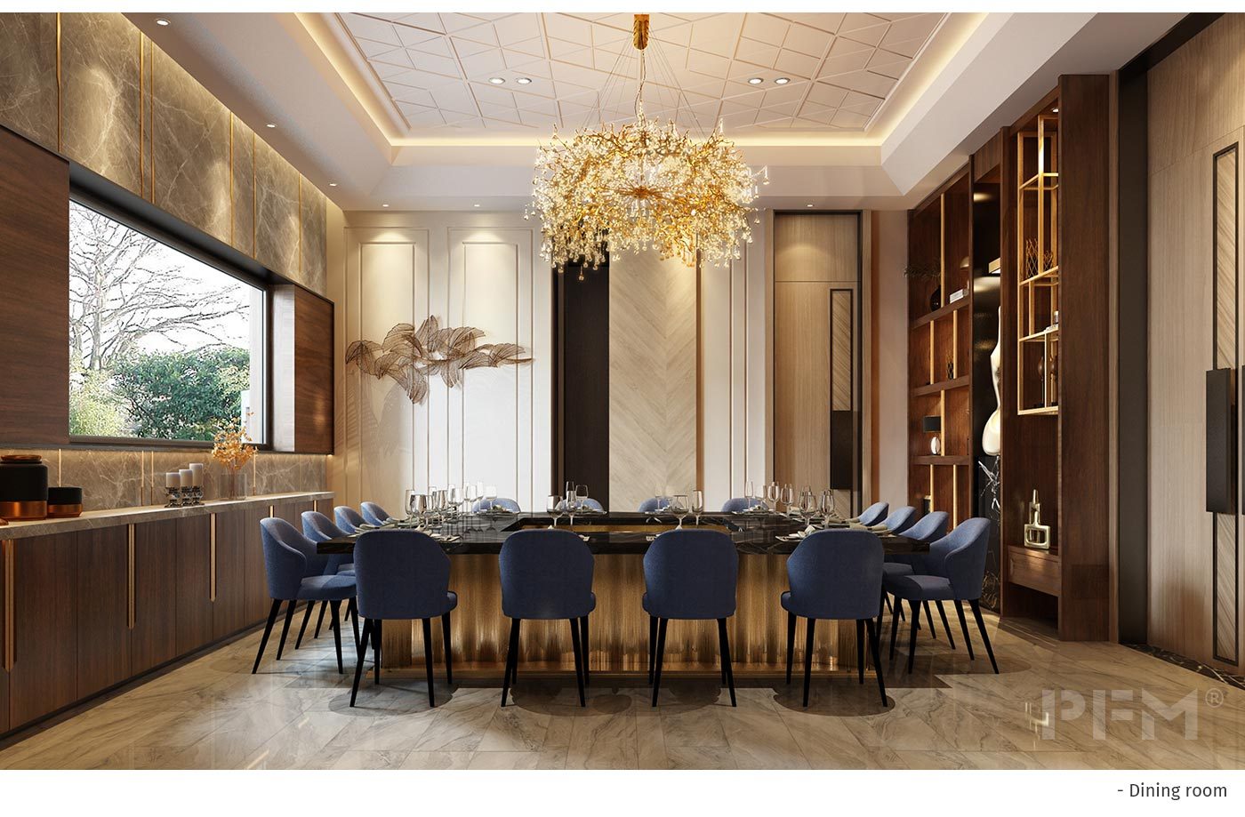 luxury dining room design