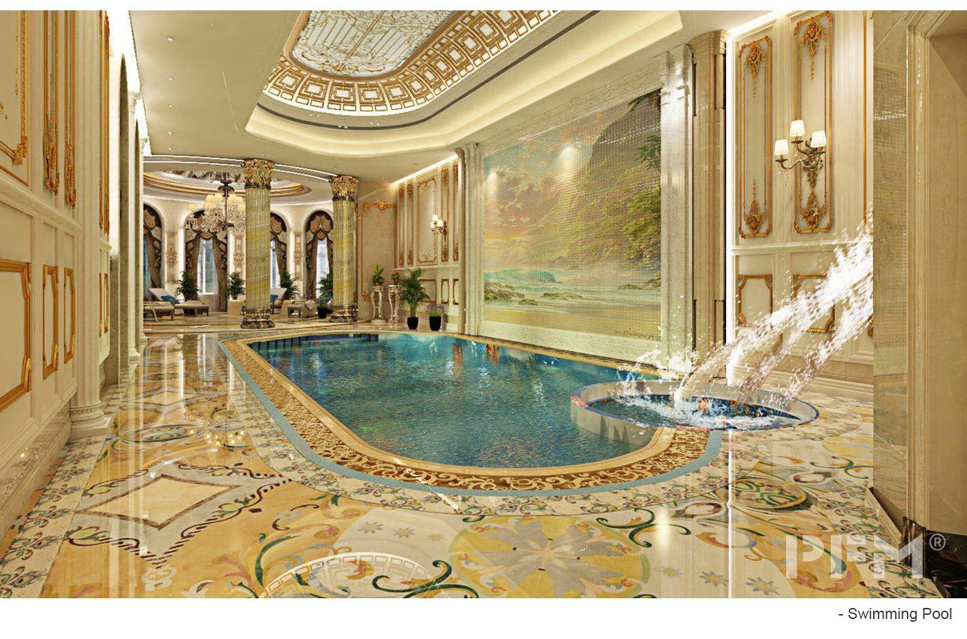 royal classic swimming pool design