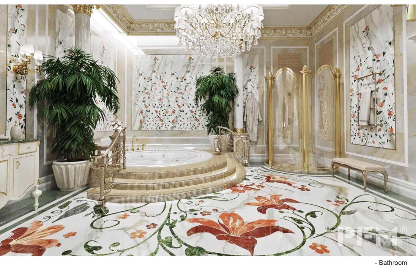 royal classic bathroom design